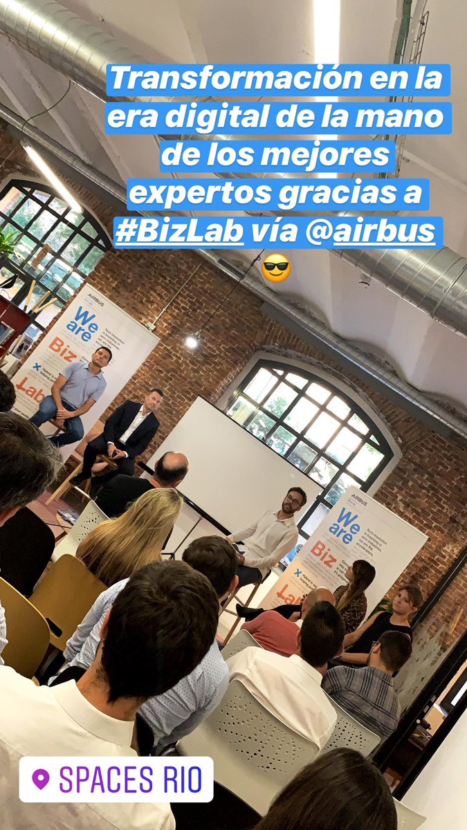 Jies_Almudena92's tweet image. Transformación en la era digital de la mano de los mejores expertos gracias a #BizLab vía @airbusbizlab @Airbus at #SpacesRio #makeideashappen🔝