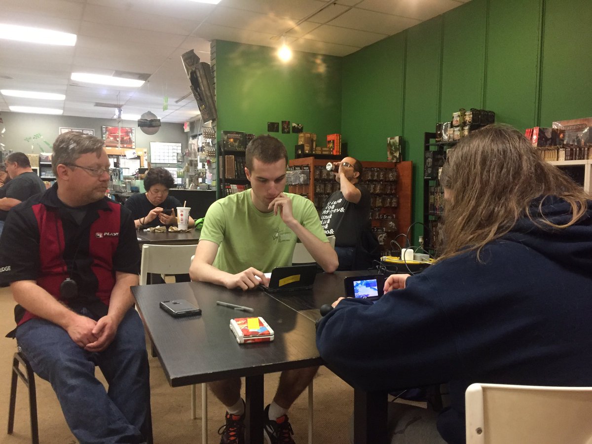MrOlivola's tweet photo. Top 4 of todayβs @Pokemon VGC Midseason Showdown is UNDERWAY in Dublin, OH!! π
@SerapisVGC vs. Westley (stream)
@Mononymous_VGC vs. @RexChaosVGC
WATCH: π
π₯ https://t.co/1LVcyOh885
#PlayPokemon #Tripleheader #OhioCP #GetThosePoints @SummitCityGym @ColumbusDad @Beyond_Board https://t.co/gohd3dmDSA