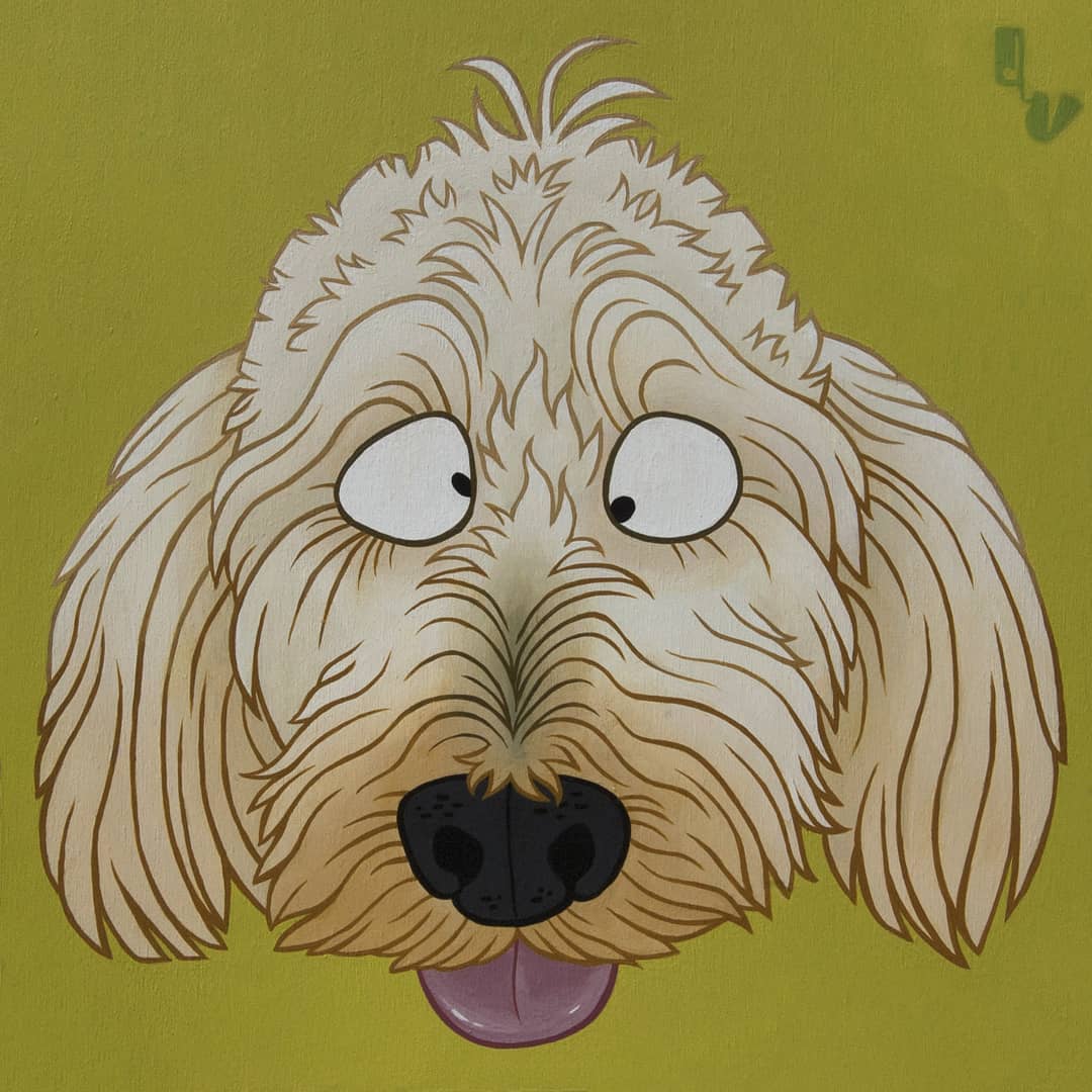 ArtAroundAdams's tweet photo. 🐕🐩🐶 Many of the events at Art Around Adams are DOG FRIENDLY! 

Paintings by @breezy_bird_art of Derpy Pet Portraits, who will be displaying work at Box Stop for Art Around Adams.

See our full lineup of 100+ art and music events: https://t.co/t1VMSw6Xof https://t.co/i0BdUXB4Ib