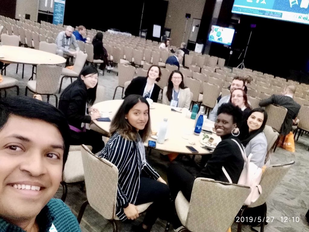 NadiaSomani's tweet photo. Very excited to be attending the #eHealth2019 conference in Toronto this week with @PlinioMorita and the rest of our @UbiLab_UW team! Looking forward to learning about the latest digital health trends, best practices, &amp; exciting new research @eHealthConf https://t.co/ClAbkjyagz