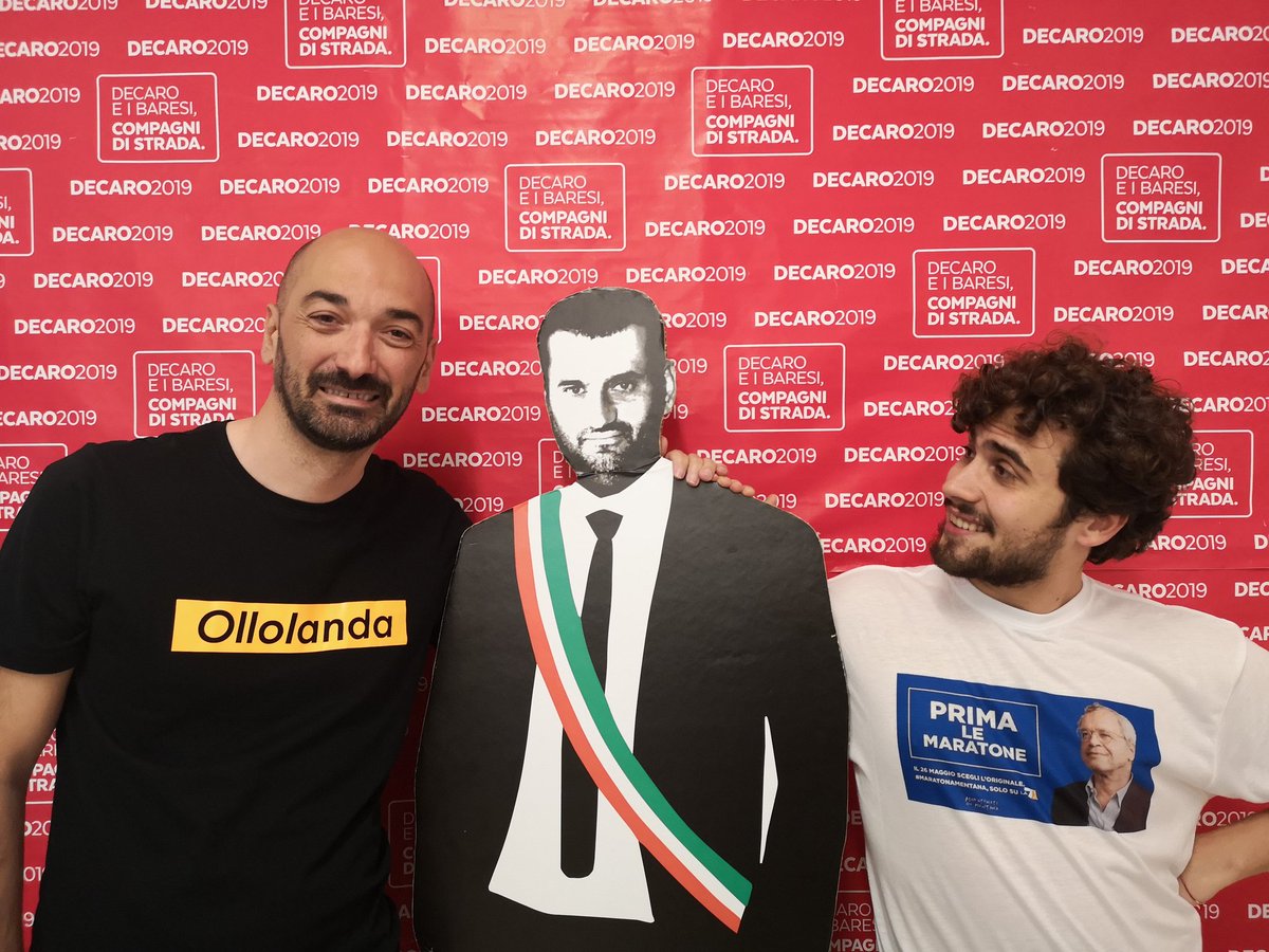 A #Bari abbiamo vinto grazie ad outfit importanti. #propagandalive #ollolanda #maratonamentana #Decaro2019 
<a href="/welikeduel/">Propaganda Live</a>