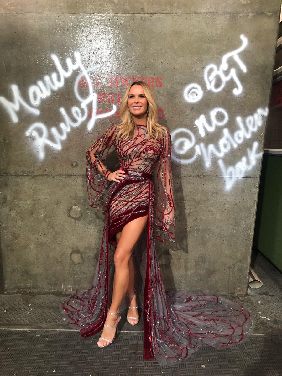 It’s the first of the LIVE shows tonight! Our semi-finalists are ready to WOW you with their talent 💥 #BGT is on now on @itv 

Gown: @ziadnakadworld
Shoes: <a href="/giuseppezanotti/">Giuseppe Zanotti</a>
Jewellery: #jamesganh &amp; <a href="/SHOjewellery/">Sarah Ho London</a>