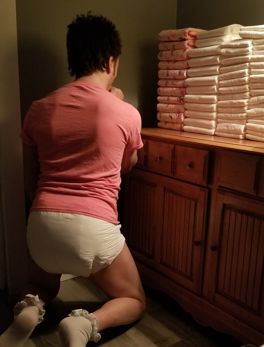 pamperspushover's tweet photo. I had to stand in corner in pampers yesterday while @yourgodjazzy was at a nice bbq because I’m a beta wimp https://t.co/xIy4uMbfVK