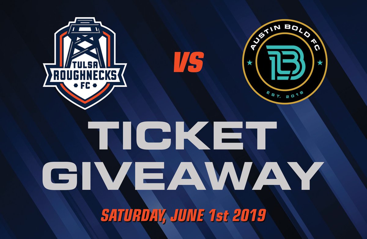 FCTulsa's tweet photo. 🚨 TICKET GIVEAWAY 🚨

Win 4 free tickets to Saturday's game vs Austin Bold FC

RT &amp; Follow to enter

Winner will be announced Thursday, May 30th

#SupportTulsaSoccer / #VamosTulsa https://t.co/MsMC3vh8vw