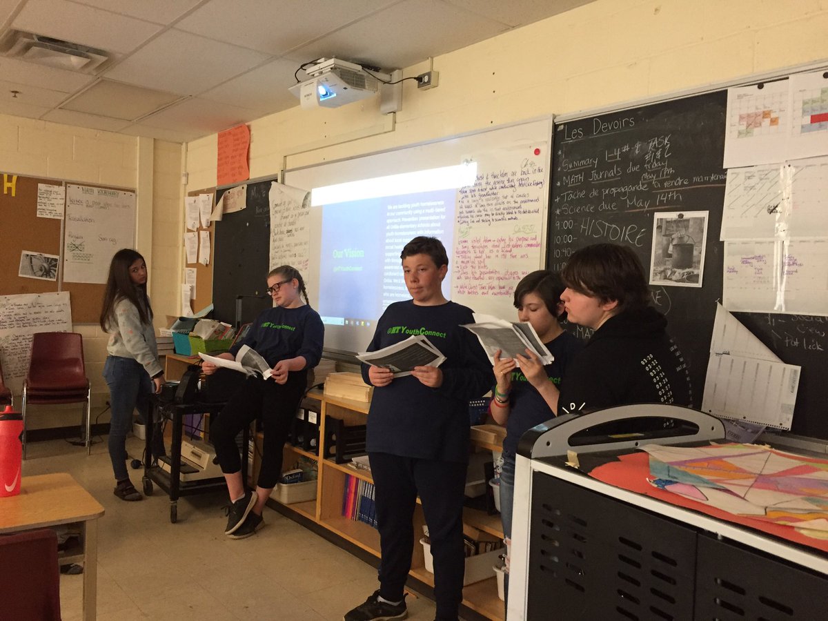 HTyouthconnect's tweet photo. Stop #4 @RegentParkPS thank you for welcoming us and letting us present to you about youth homelessness and mental health supports in #Orillia. https://t.co/7u1pHS7jHz