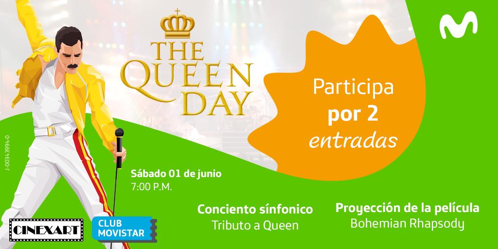 MovistarVe's tweet photo. ¿Te gustaría disfrutar de la proyección especial de la película #BohemianRhapsody, acompañado de un concierto sinfónico, tributo a Queen, en @CinexartVe Piso 05 Tolón? Pues si eres miembro del #ClubMovistaVe, esta es tu oportunidad. https://t.co/sDAvcNOKbj