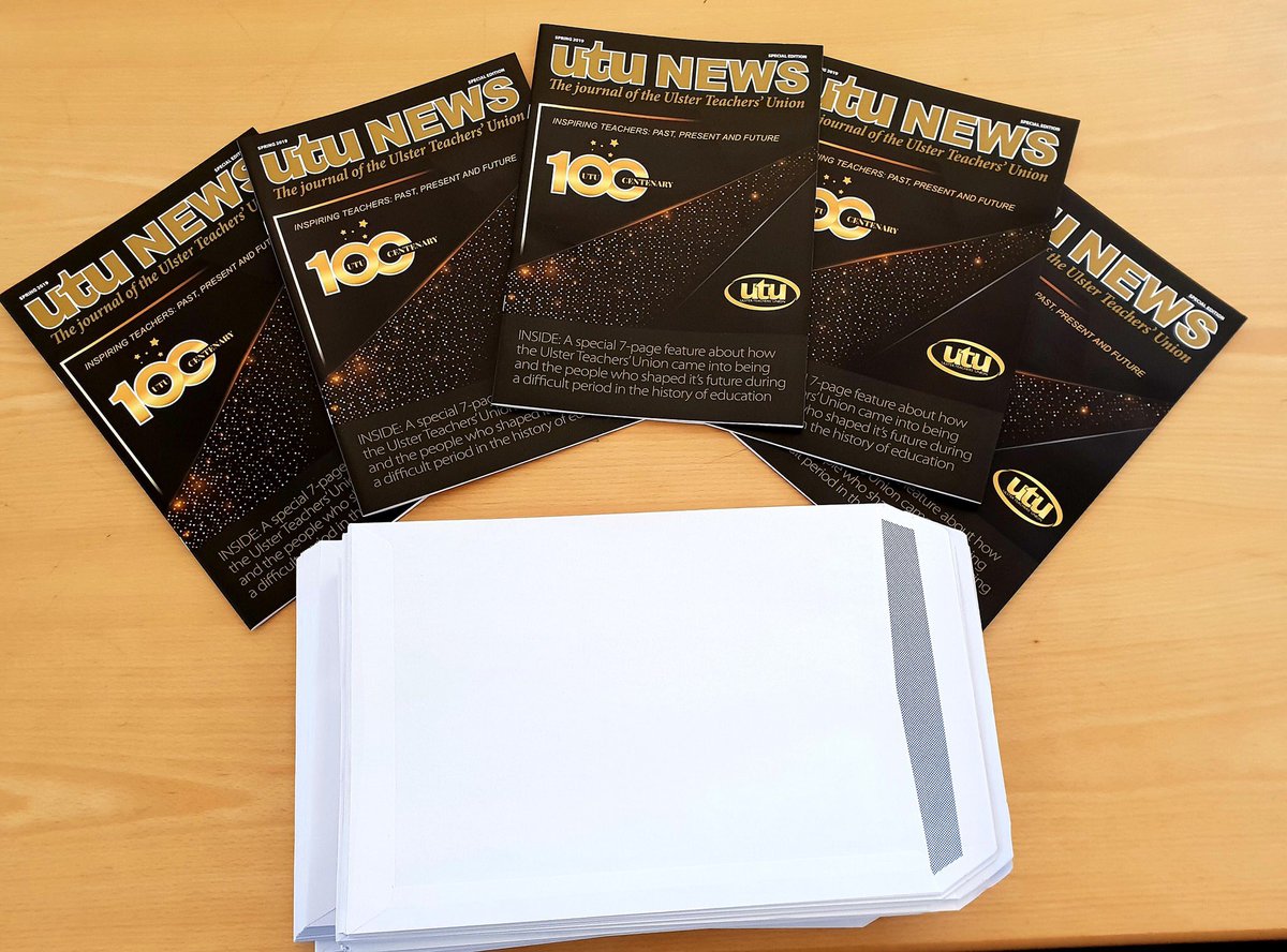 UTU_edu's tweet photo. Spring edition of the #UTUNews arriving with school reps this week. 

As we are celebrating our centenary💯,  included is a special feature on the history of the #UTU as well as a feature on our outgoing GS, Avril Hall-Callaghan who has recently retired.

Enjoy the read! #UTU100 https://t.co/ZdYf6vejOD