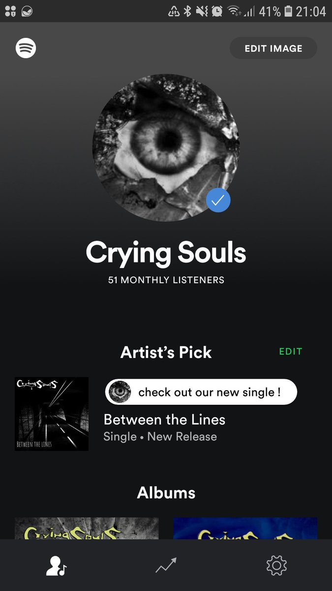 CryingSoulsBand's tweet photo. You know that you can follow us on #Spotify 😈
>>> https://t.co/Ec8sgoQTMg <<< https://t.co/JN9Y89EBct