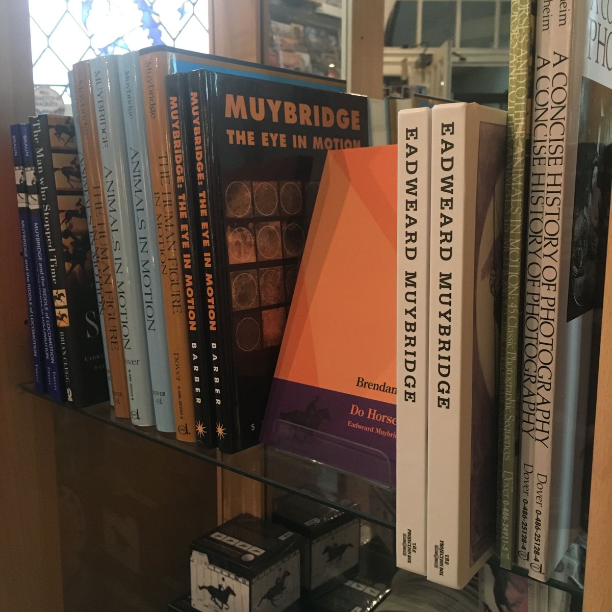 RBKheritage's tweet photo. During #MuybridgeWeek don't forget to visit @KingstonMuseum's shop, offering a selection of books, prints, totes, cards and souvenirs about and inspired by #Muybridge's photography! #museumshop @CathyCorbM @RBKingston @inkingstonuk #Kingston #loveyourlocalmuseum https://t.co/kPW4CeZB8x