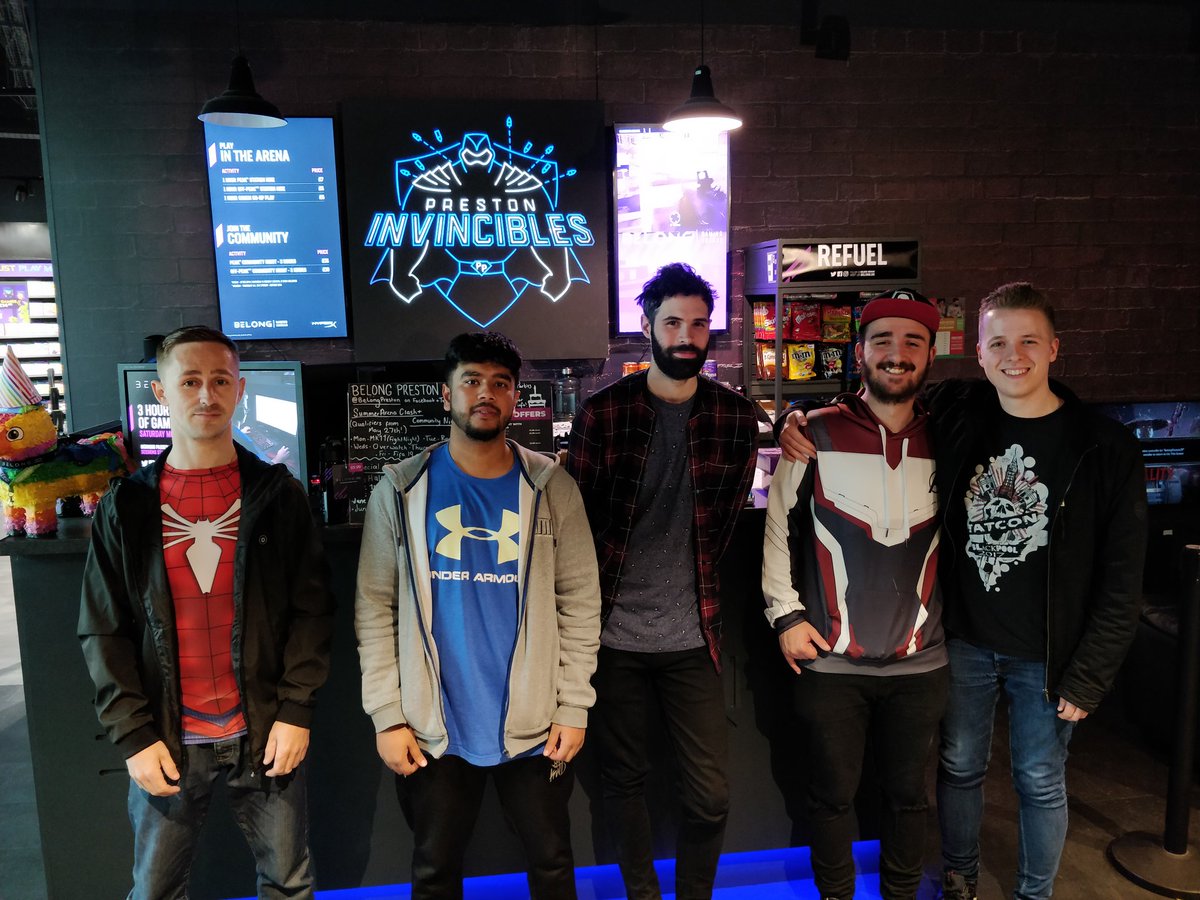BelongPreston's tweet photo. Say hello to our #MortalKombat11 Arena Clash Teams 🤘can't wait to see these guys in action! They smashed it tonight 💪🎮

#PrestonInvincibles #becomeinvincible https://t.co/iDPnq7FLie