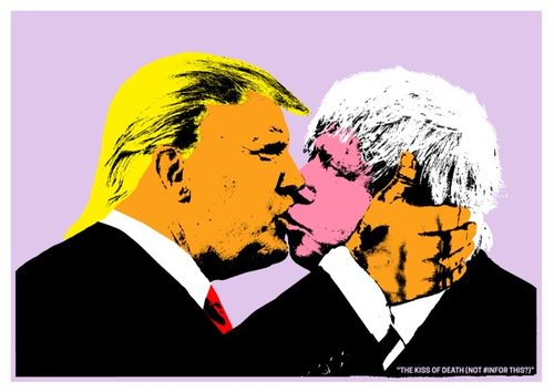 Kopandhibbert's tweet photo. Buy a gift for your mate that you love - or perhaps that you don't really even like - to remind them of the terrible times we live in. Perfect for your living room wall, bedroom or toilet.
https://t.co/f0WiFo1sk8

#bffs #brexit #politics #trump #art #collectible https://t.co/el9X9myEzk