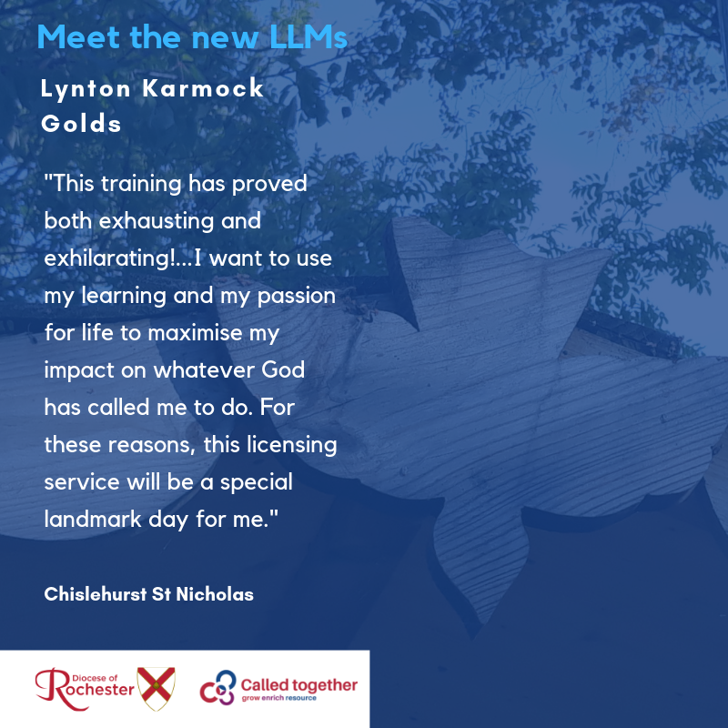 SeeOfRochester's tweet photo. #MeetTheLLMs Prayers for Lynton Karmock-Golds as she begins here ministry to Chislehurst St. Nicholas. Everyone has a calling. Find yours. Visit: https://t.co/17q3D7FEOp https://t.co/V5csDjRj2u