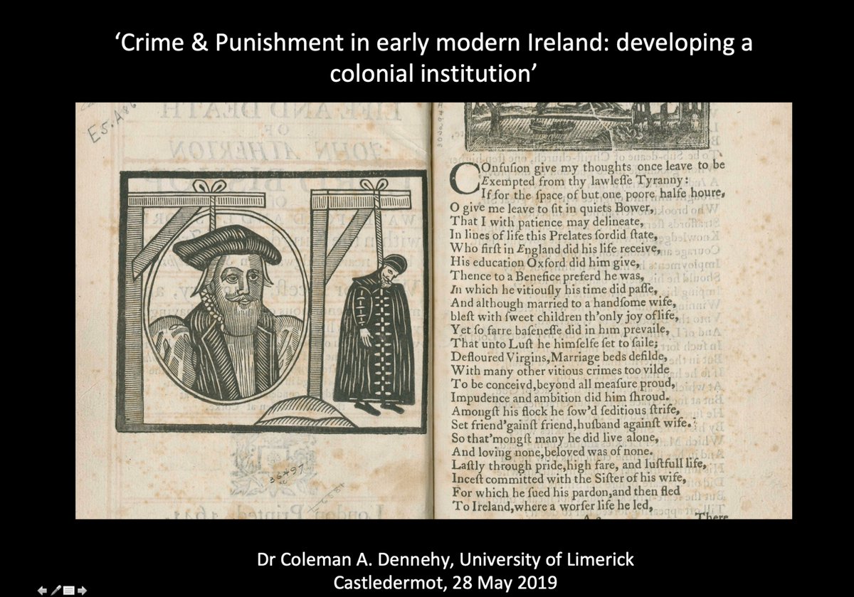 If you're in Castledermot / S. Kildare area, drop into Teach Diarmada (the old National School) for 8pm tomorrow (Tues), where I'll be speaking to the #Castledermot Local History Group about early modern crime and punishment
Cradle of the Irish parliamentary tradition (June 1264)