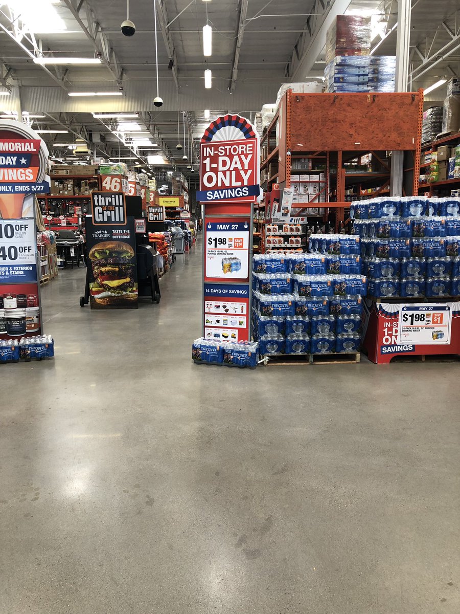 NFilantresTHD's tweet photo. Grilling and selling at The Stick!  Store looks great and customers are getting World Class Service today! Had to get me some of that water! @HDTilton #TheMighty328 @HDTHaidos @DerekGuidroz @jensenicole1 @HDPollock @THD_Melissa https://t.co/J3CdBnRf56