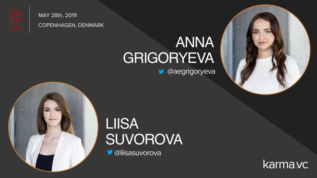 karma.vc (@karmaventures) on Twitter photo Come meet <a href="/liisasuvorova/">Liisa Suvorova</a> & <a href="/aegrigoryeva/">Anna Grigoryeva</a> from our team at the <a href="/DenmarkDemoDay/">Denmark Demo Day</a> tomorrow & then The Investor Series - Vol 2 on Wednesday in Copenhagen! We're looking forward to discovering more of the Danish Tech Ecosystem Come meet <a href="/liisasuvorova/">Liisa Suvorova</a> & <a href="/aegrigoryeva/">Anna Grigoryeva</a> from our team at the <a href="/DenmarkDemoDay/">Denmark Demo Day</a> tomorrow & then The Investor Series - Vol 2 on Wednesday in Copenhagen! We're looking forward to discovering more of the Danish Tech Ecosystem
