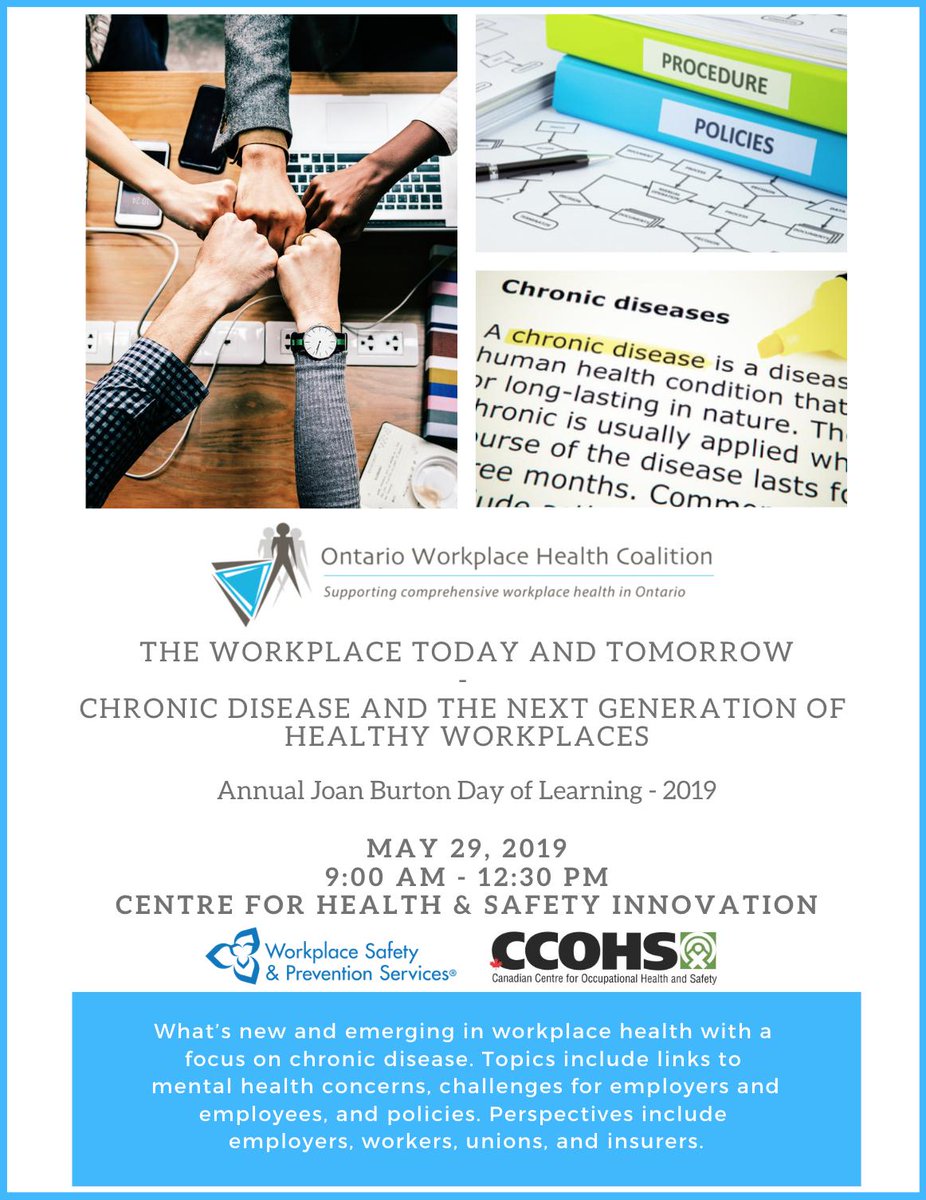 Our final speakers, and of which are participating in a panel, are Marnie Armstrong, HR Director at CanWest DHI, and Paul Sylvestre, CUPE Health and Safety Representative. The panel will discuss how policies/programs need to evolve to address chronic disease and mental health.