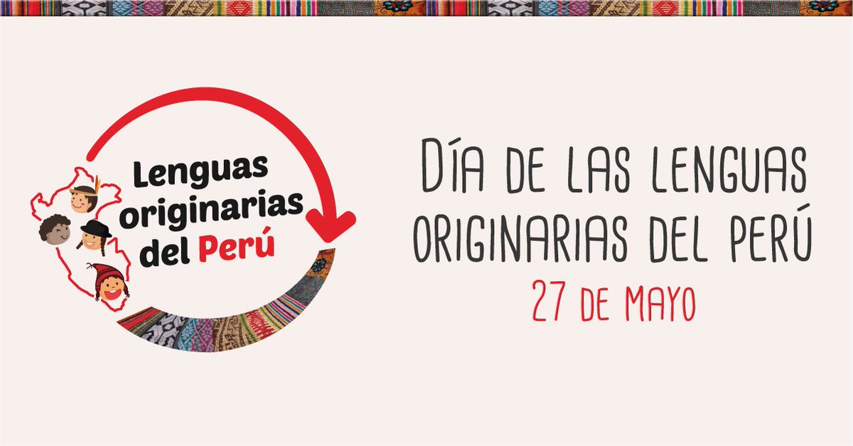 UNIFSLB's tweet photo. ALUDO INSTITUCIONAL

La Universidad Nacional Intercultural "Fabiola Salazar Leguía" de Bagua expresa su fraterno saludo institucional a todos y cada uno de los pueblos originarios de nuestro país por celebrarse hoy, 27 de mayo el "Día de las Lenguas Originarias". https://t.co/3GCc8Ouvj7