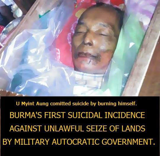 No comment! Under the #Myanmar #Suu_Kyi government 's a situation, against unlawful seizes of lands. <a href="/UNHumanRights/">UN Human Rights</a> <a href="/Refugees/">UNHCR, the UN Refugee Agency</a> <a href="/YangheeLeeSKKU/">Yanghee Lee</a> <a href="/hrw/">Human Rights Watch</a> <a href="/ICC/">ICC</a> <a href="/UNMyanmar/">UN HELP MYANMAR</a> <a href="/bbcburmese/">BBC News မြန်မာ</a> <a href="/RadioFreeAsia/">Radio Free Asia</a> <a href="/UN/">United Nations</a> <a href="/UN_News_Centre/">UN News</a> <a href="/lwin051965/">Nyinyi Lwin</a> <a href="/TinHtooAung7/">Tin Htoo Aung</a>