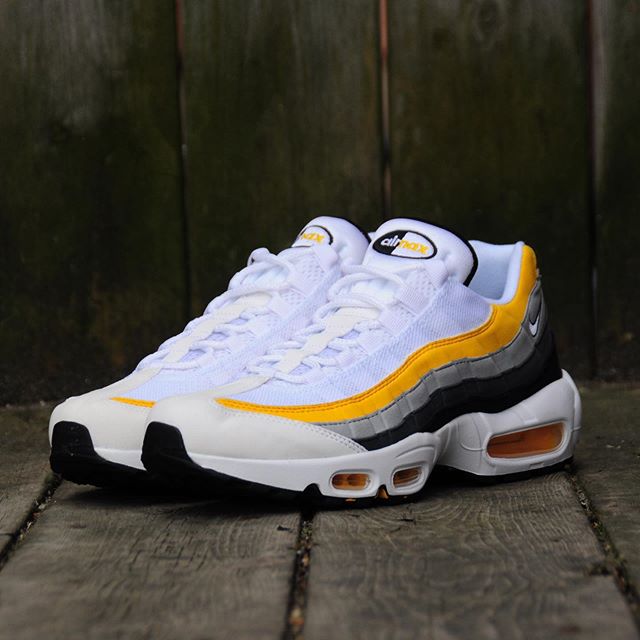 air max 95 white amarillo