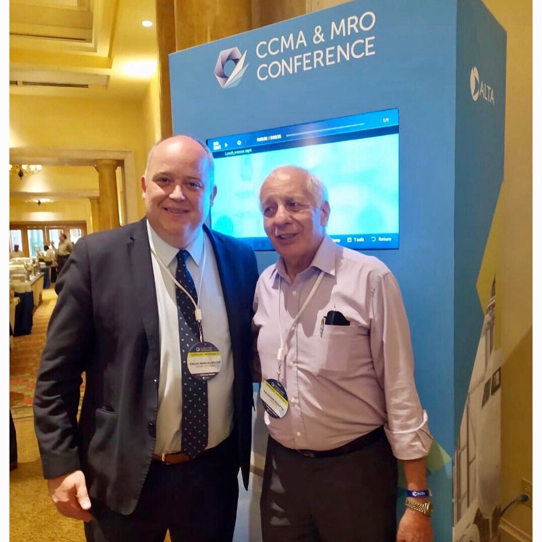 SeaburySolution's tweet photo. Our VP of Sales LATAM Manuel Roche at the CCMA &amp; MRO Conference in Cancún, Mexico. We will be attending this event from 26 - 28th of May. Good to be there again! #seaburysolutions #manuelroche #cancun #mexico #itsolutions #itdeveloper #mro #alkym https://t.co/lPywycSigR
