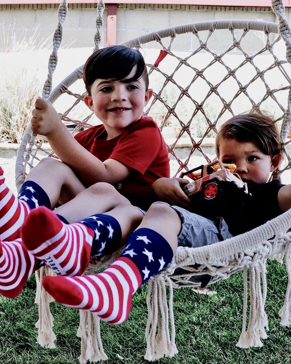kbellsocks's tweet photo. As we fire up the grill and enjoy family time outside, let us first honor the sacrifice of so many ❤️💙
#kbellsocks #funfashionalways
📷: @swaggingmomma
.
.
.
#kbsocks #funfashion #funsocks #socksoftheday #flagsocks #happymemorialday #memorialdayweekend #memorialdayweekend2019 https://t.co/5J7utOQg9h