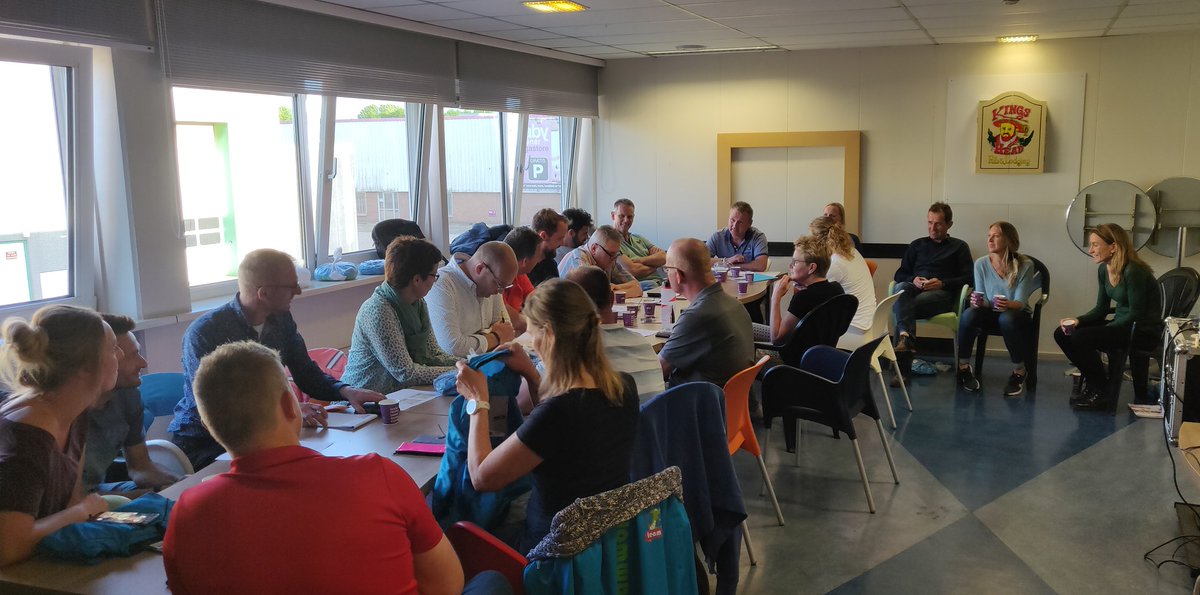 RandolfBroer's tweet photo. Laatste teamvergadering #team293 #roparun @293_steamwork Laatste puntjes op de I. Vertrek volgende week vrijdag! #zinin https://t.co/N5b1YZAdO8