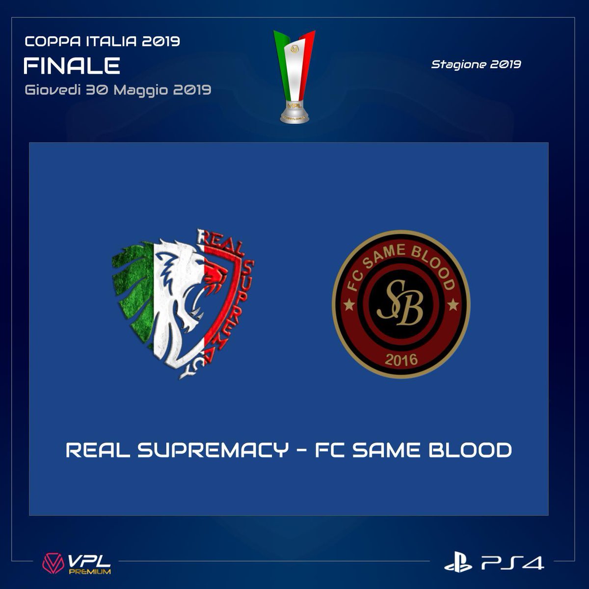 Mr zEnEiZe (@mr_zeneize) on Twitter photo 🇮🇹🏆 FINALE COPPA ITALIA <a href="/VPLItaly/">VPL Italy 🇮🇹</a>
Vi aspetto Giovedì 30 Maggio ore 23:00 sul canale twitch.tv/vplitaly2 per la partita più attesa, la finale fra <a href="/real_supremacy/">Real Supremacy</a> Vs <a href="/FCSameBlood/">🇮🇹FC SAME BLOOD🇻🇪</a>.
Avrò l'onore e piacere di commentarla per voi!
<a href="/pctransfermarkt/">🇮🇹 PRO CLUBS TRANSFERMARKT🔍</a>
#MX9 #RECIOLLA #Finale 🇮🇹🏆 FINALE COPPA ITALIA <a href="/VPLItaly/">VPL Italy 🇮🇹</a>
Vi aspetto Giovedì 30 Maggio ore 23:00 sul canale twitch.tv/vplitaly2 per la partita più attesa, la finale fra <a href="/real_supremacy/">Real Supremacy</a> Vs <a href="/FCSameBlood/">🇮🇹FC SAME BLOOD🇻🇪</a>.
Avrò l'onore e piacere di commentarla per voi!
<a href="/pctransfermarkt/">🇮🇹 PRO CLUBS TRANSFERMARKT🔍</a>
#MX9 #RECIOLLA #Finale