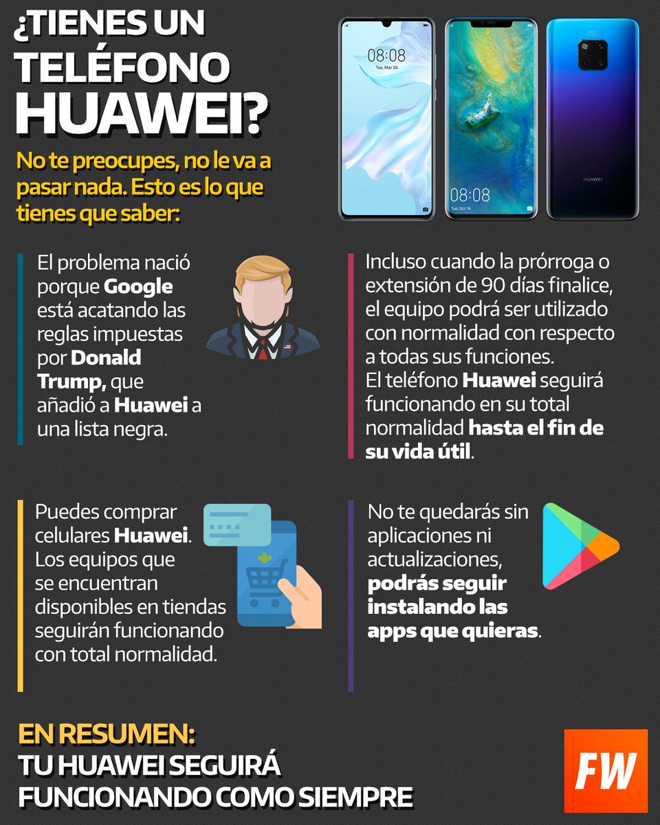 fayerwayer's tweet image. Lo que tienes que saber sobre el tema de Huawei, y tranquilo, no le va a pasar nada a tu teléfono actual.