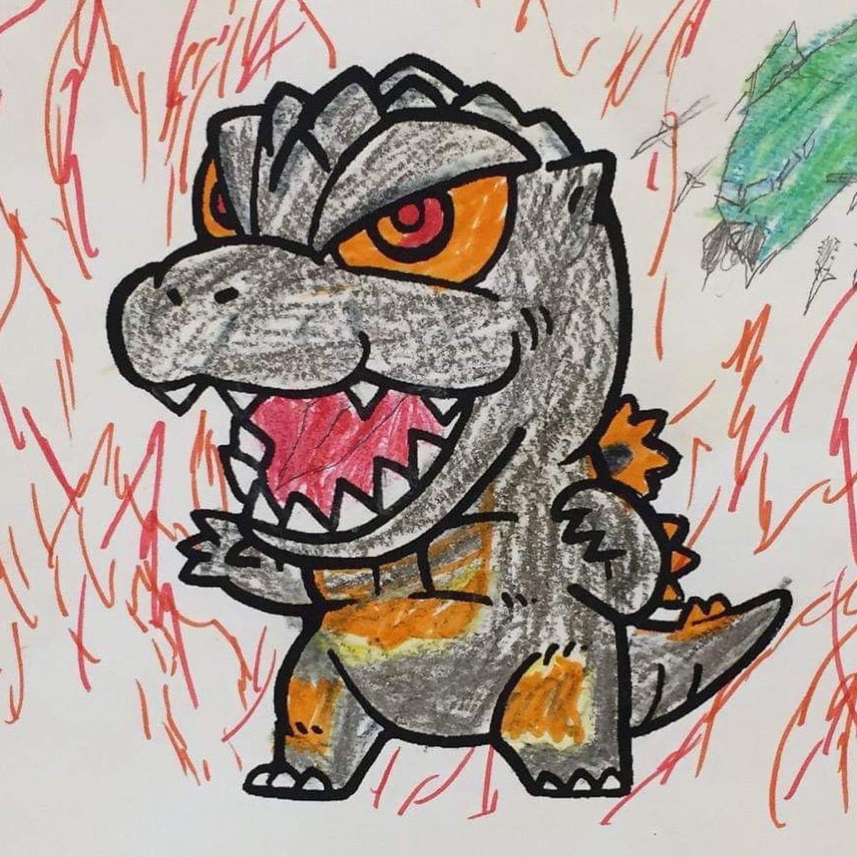 Ce soir c’était coloriage en attendant #Godzilla2 3/3 cc <a href="/tsubasa2904/">Sammy 'ndiana toys</a>
