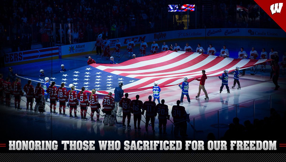 BadgerWHockey's tweet image. This Memorial Day, we remember and honor those who bravely served and sacrificed while defending our freedom 🇺🇸🇺🇸🇺🇸