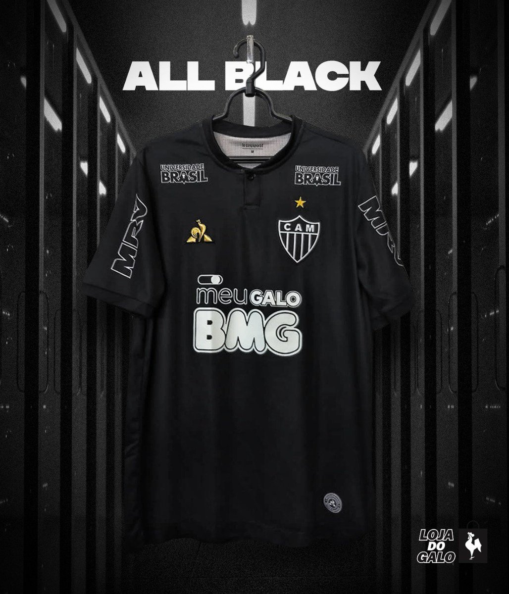 camisa atletico all black