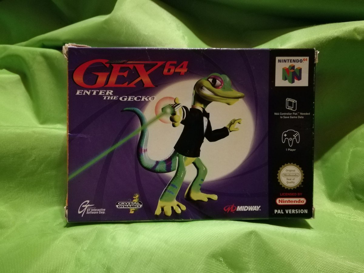 8shizen8's tweet photo. #gex64 what a #stylish #lizard #spy #game on #n64
#gex #gexenterthegecko#gex64enterthegecko
#midway #crystaldynamics #gtinteractivesoftware
#nintendo64games #n64games #n64game #nintendo64 #nintendo #retroconsoles #retrogaming #retrogamer #retrogames #gaming #gamer #games #game https://t.co/4c5mrF1CoI