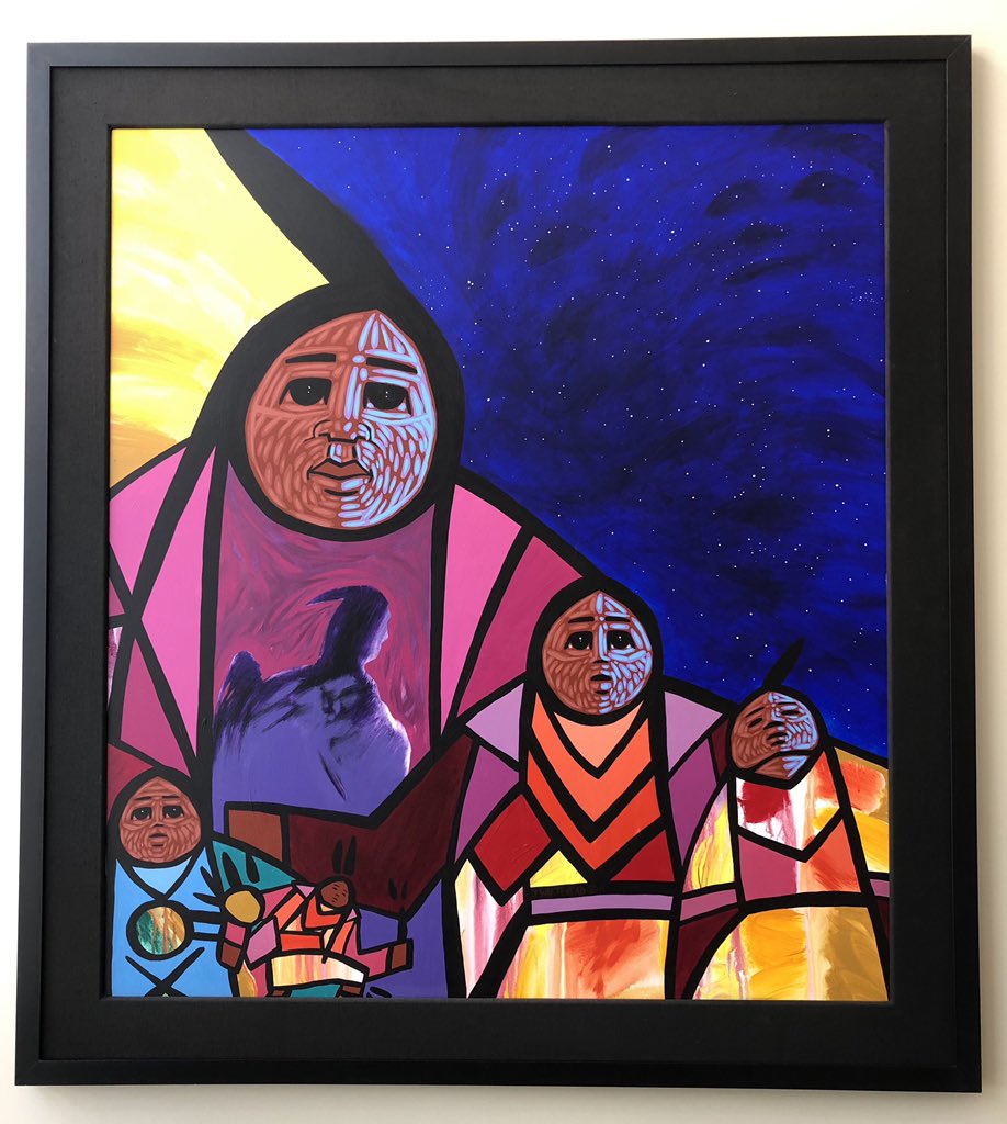 Spotted near the lecture theatre in the Clinical Academic Campus building at Kelowna General Hospital...these gorgeous paintings by Cree artist Jerry Whitehead. Check them out if you’re in this area of <a href="/Interior_Health/">Interior Health</a>