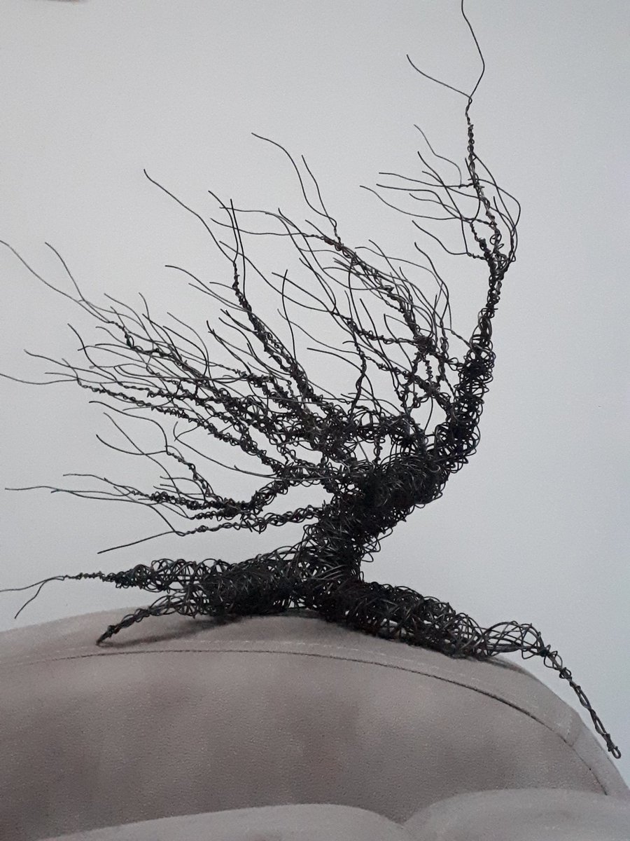 NaughtonElaine's tweet photo. Delighted with the result of my second weekend learning the art of wire sculpture from @ggsculpture Therapeutic and relaxing, I just love it! He holds monthly workshops. I highly recommend them. #artinmind #wiresculpture #notwireless ๐ https://t.co/ZGx1GC5RrJ