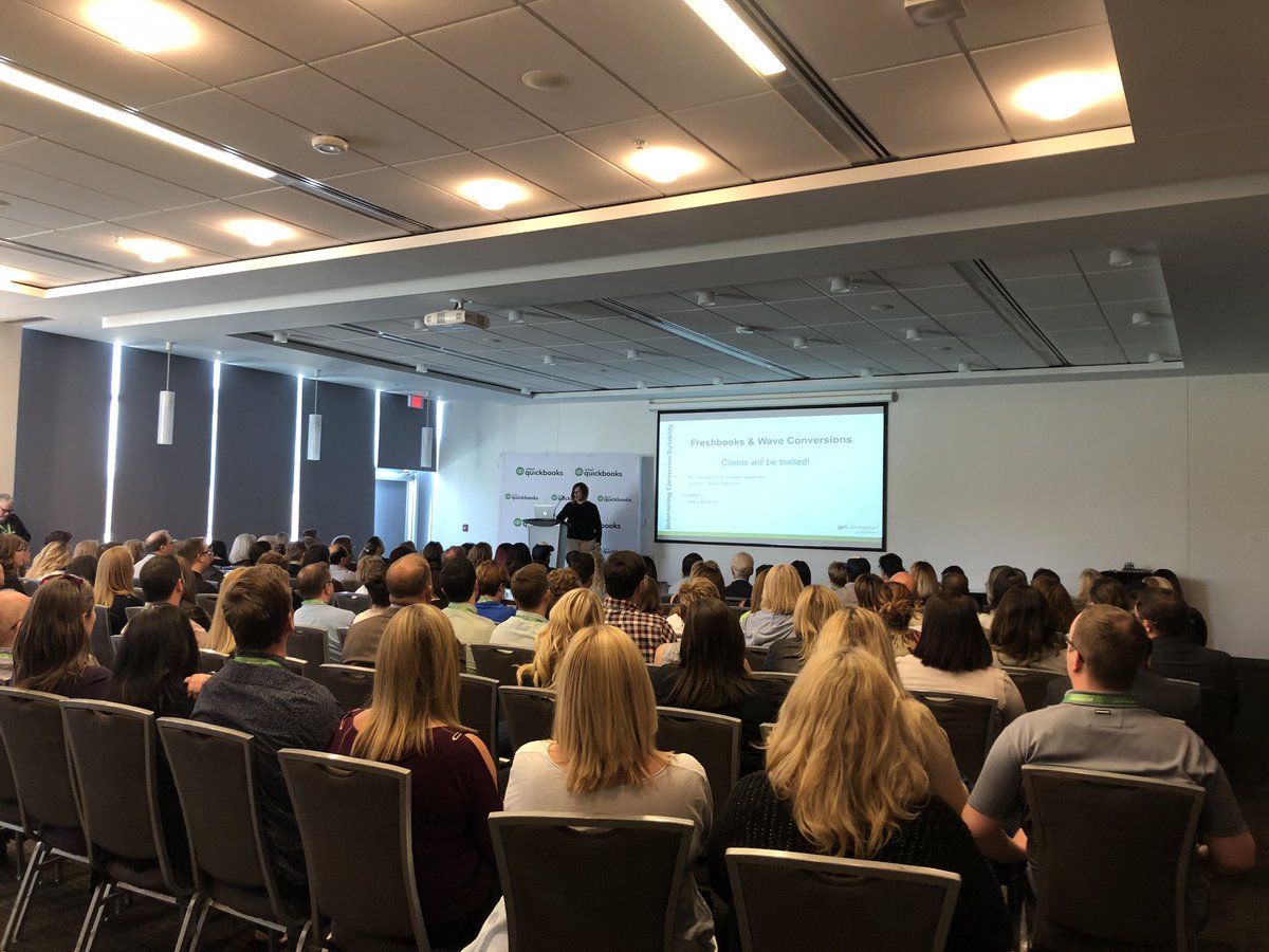 cherylmanmohan's tweet image. Plenty of new @IntuitAcctsCA at #GetConnectedEdm today. Standing room only for Best Practices for Converting and Onboarding QBO Clients.
@QuickBooksCA @intuitcanada