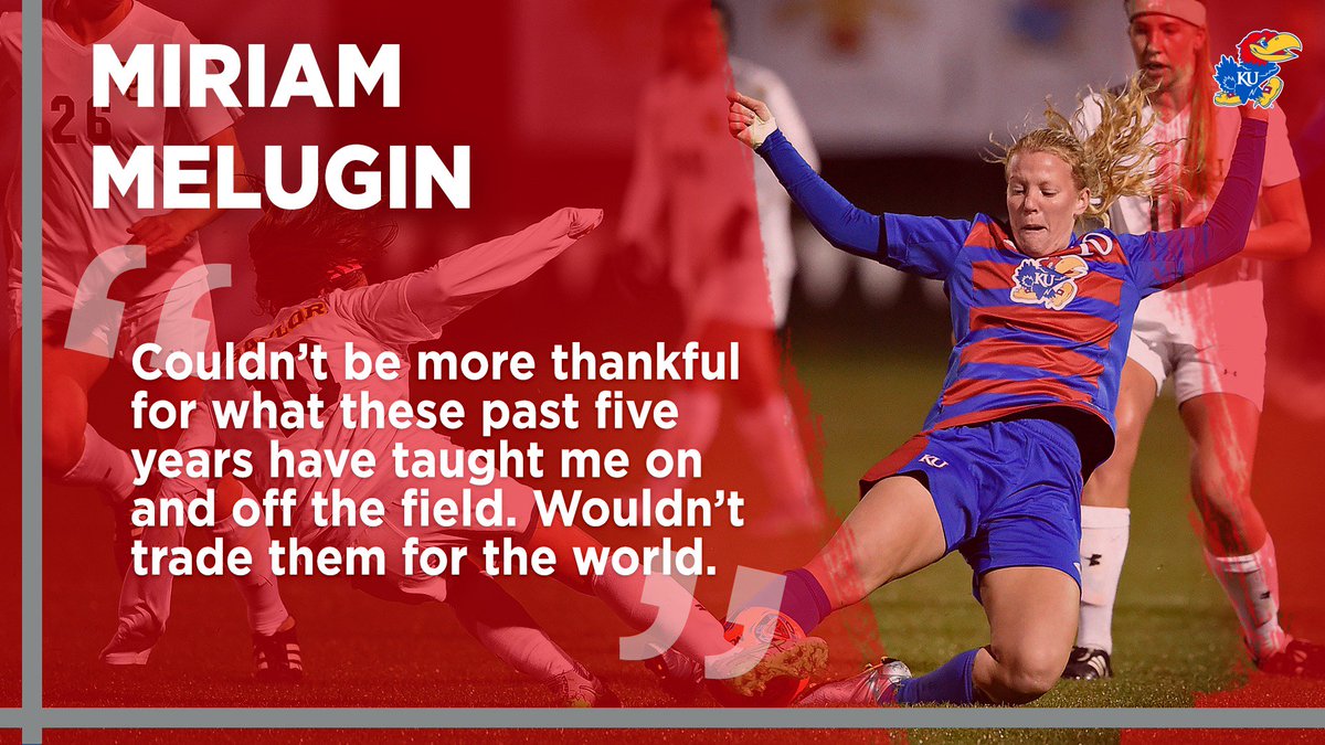 KUAthletics's tweet photo. 🙏🙏🙏

#SeniorSalutation // Miriam Melugin https://t.co/JLvrfnkC1l