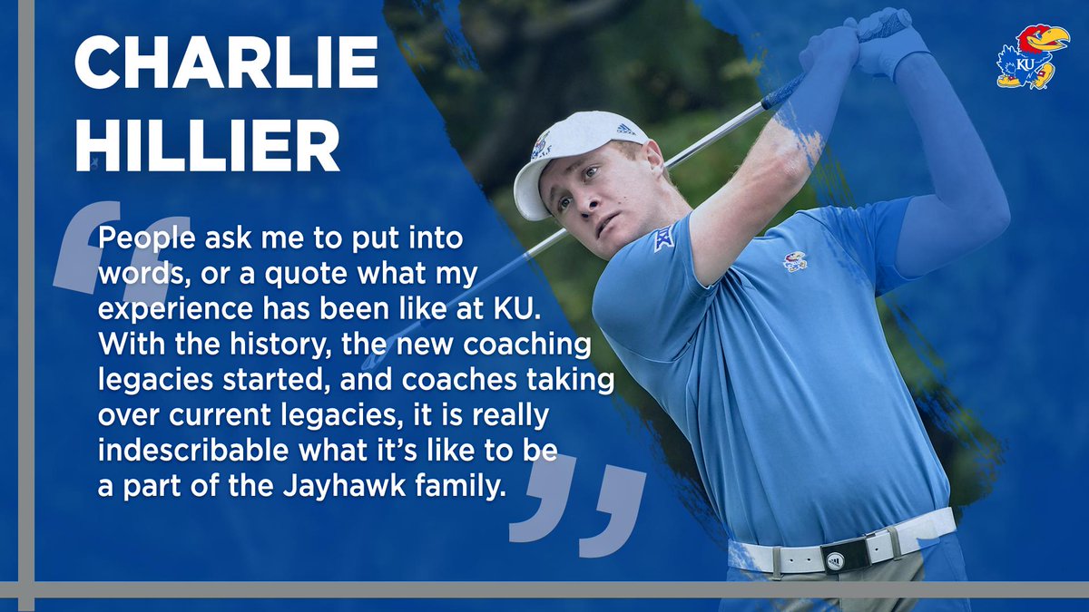 At Kansas, you're not only part of a team, you're part of so much more. #SeniorSalutation // @hillier_charlie