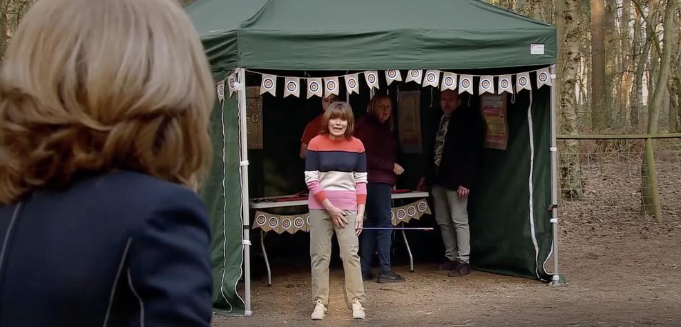 Had a great time hosting the cast and crew from <a href="/itvcorrie/">Coronation Street</a> and <a href="/reallorraine/">Lorraine</a> <a href="/lorraine/">Lorraine</a> - you're all welcome back any time as long as you promise not to fire any more stray arrows...