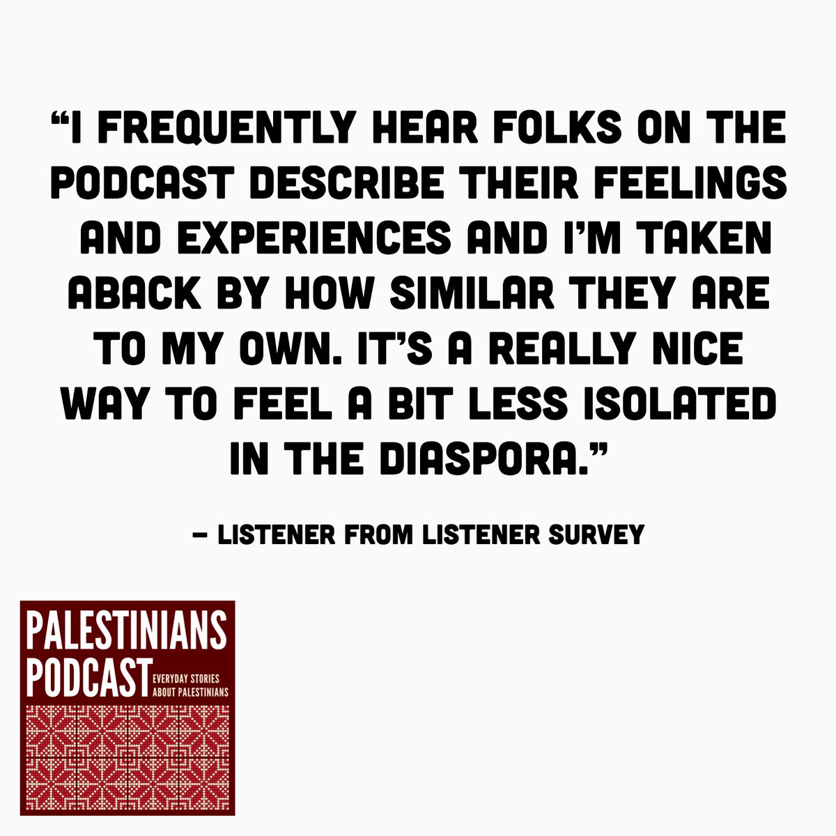 Palestinians Podcast tweet media