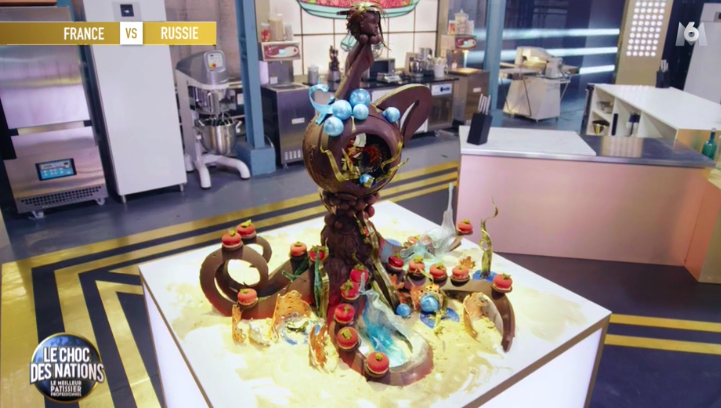 KFPproduction's tweet photo. RT si tu penses que la 🇷🇺 va l'emporter ! #LMP #LeMeilleurPatissier #LMPPro @cyril_lignac @PierreHerme_FR @BenoitBlin_MCA @juliavignali https://t.co/EjHT89VrU2