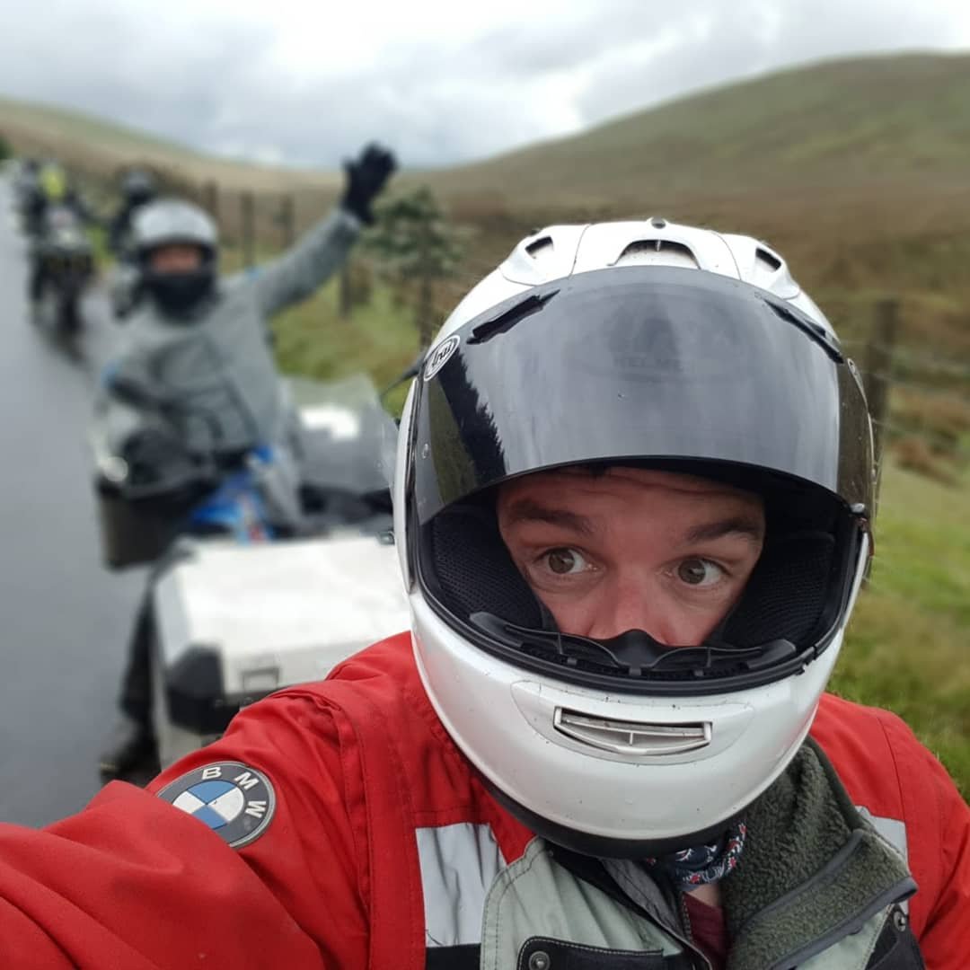 AldoKane's tweet photo. Safe to say, I need a lot more practice on two wheels. Awesome weekend with @jameswoodroffe riding in the #GSTrophyUK @bmwmotorraduk @offroadskills https://t.co/8wmwtj8i23
