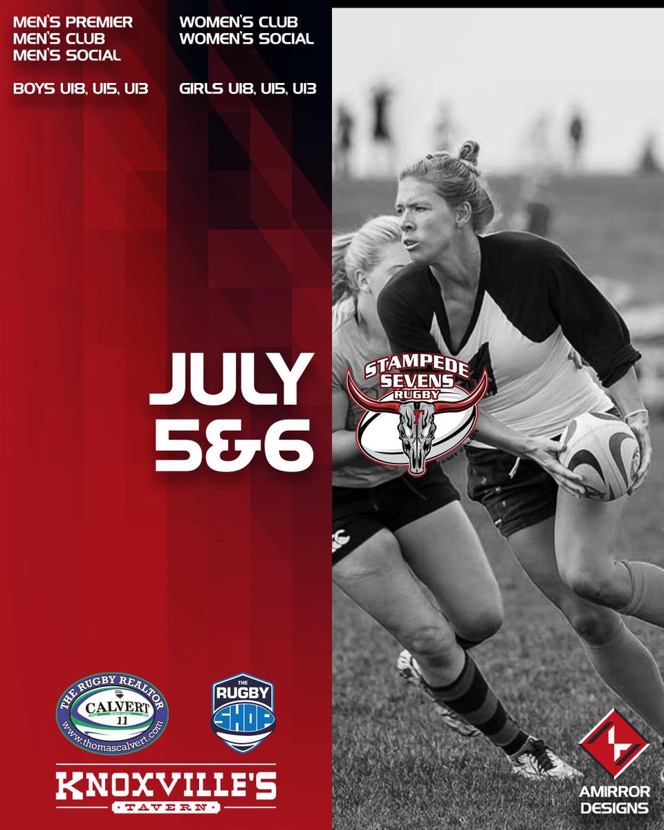 With Just under a month left to register For Stampede Sevens 2019, Divisions are starting to fill up fast.
Register today at:
stampedesevens.com/Register.php