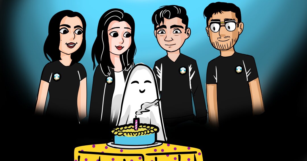 naufraghost's tweet photo. Hoy cumplimos un año y de parte de todo el equipo de Naufraghost, les damos las gracias por todo el apoyo que nos han brindado, juntos cumpliremos muchos años más 🖤.

#Nuafraghost 👻 https://t.co/B7TzWgnEng