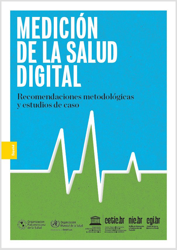 samuel_gallegos's tweet image. Libro -&amp;gt; Medición de la salud digital: recomendaciones metodológicas y estudios de caso. #hcsmla #ehealth #EHR #healthcareIT cetic.br/media/docs/pub…