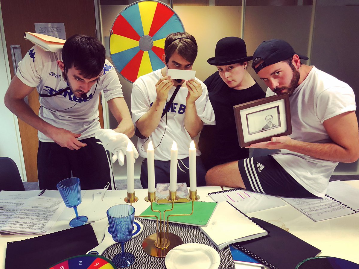 phenomtheatre's tweet photo. We open Lava by Richard Foreman in just over a month. Rehearsals are in full creative flow with a wonderful cast! #foremanatfifty #richardforeman https://t.co/NFRw3yk36U