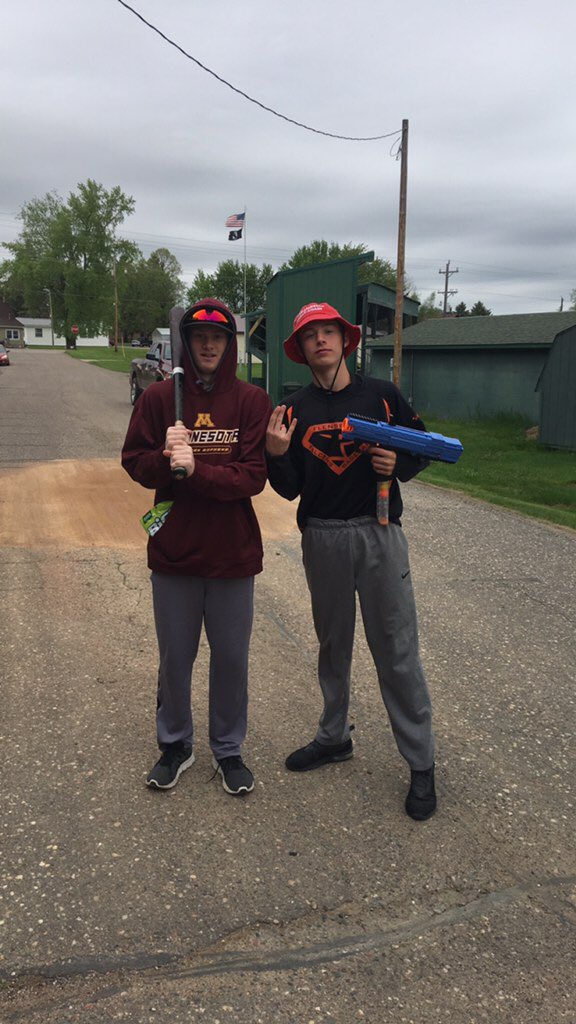 LFNerfWar's tweet photo. Cal gets another one after a baseball tilly https://t.co/eu1OYmuAqS