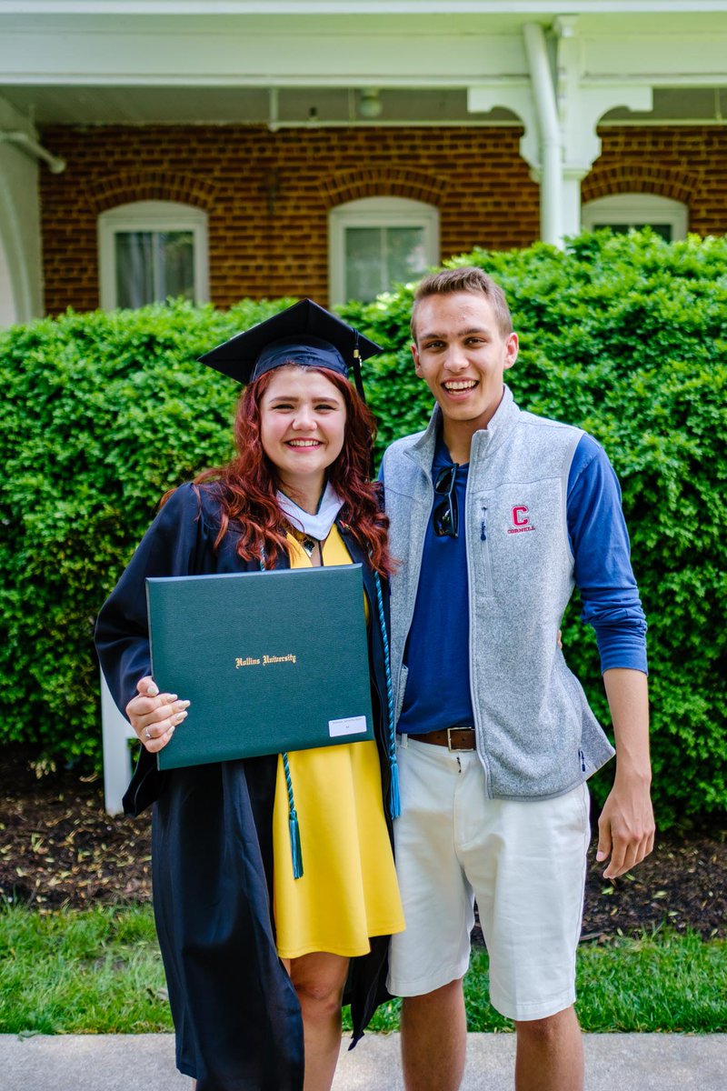 dominguezreport's tweet photo. Traveled down to Roanoke for my friend @SamanthaMakseyn graduation — she’s graduating with honors! Of course we had to make it into a photo shoot! 
📸 to our in-house photographer @jayqwu https://t.co/ECEgrAQl3D