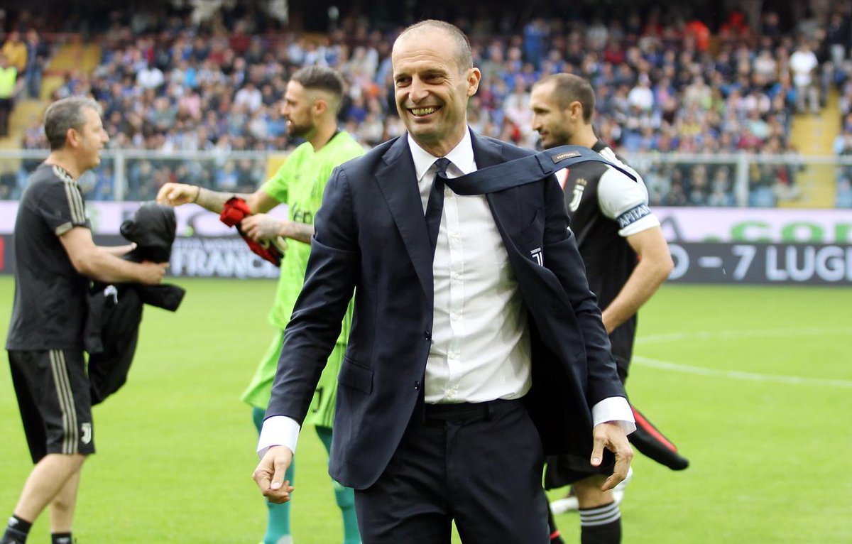TifosiBN's tweet photo. 🇮🇹 #Allegri: "La #Juventus è la più #forte. #Vincerà anche con un altro #allenatore" ➡️ https://t.co/7mSKHQoCLA
🇬🇧 #MaxAllegri: #Juve have '80% #chance' ➡️ https://t.co/wcOIuVjEty
#SampJuve #SerieA #JuventusCampioneDItalia #W8nderful #Scud8 #MassimilianoAllegri https://t.co/8Yf7GVMIvT