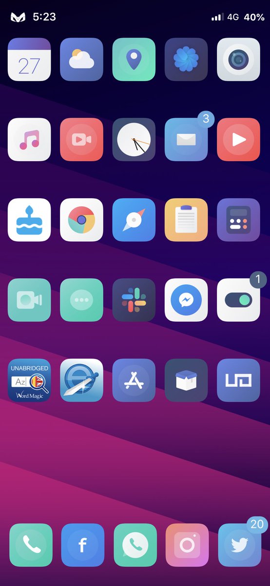 ProfeJuAntonio's tweet photo. @Jonaiphone @AppleStationPro @bigzwk @iOSNJB @OmaarSantiago También simple como dijo el maestro @AppleStationPro 🙈 Uso #LockPlusPro y:
Theme: #Viola
Ocultar nombre de aplicaciones: #SnowBoard
Distribución de Iconos: #BetterFiveColumnHomeScreen
Carrier: #Xeon
Dock: #MiDevice
Batería: #BatteryPercentX
Notificacione: #ColorMeBaddge https://t.co/0ArzND24J8