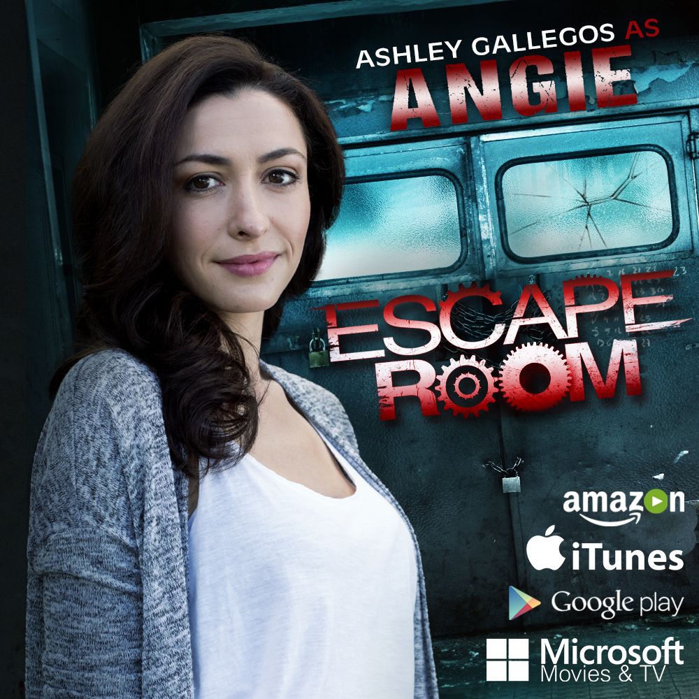 Angie may have may not want to play this game but she may be the valuable asset the group needs to get out alive! Find out by watching Ashley Gallegos as Angie in #EscapeRoom today! buff.ly/2JEpSAu
.
#EscapeRoomMovie #AshleyGallegos #Amazon #iTunes #googleplay #microsoft